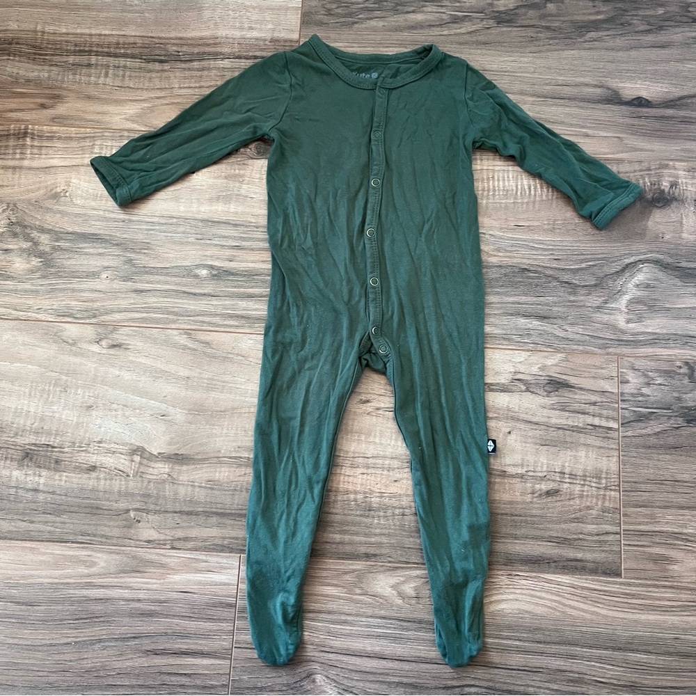 Kyte Baby Snap Footie Romper Hunter
